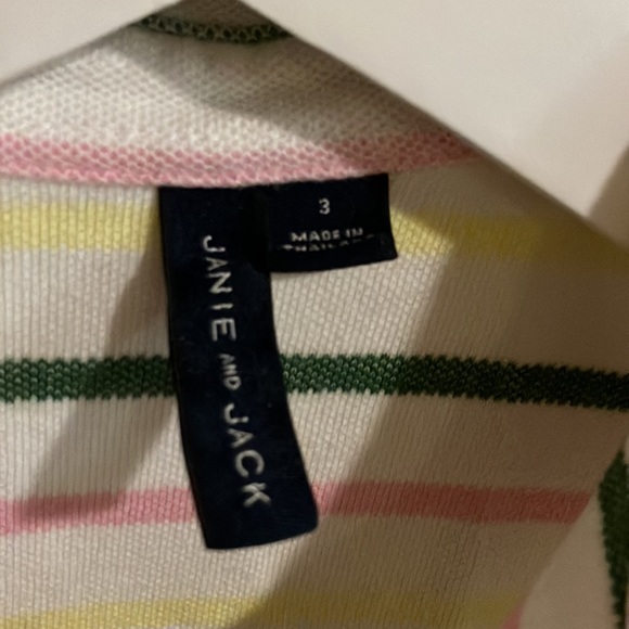 STRIPED PIQUE POLO by Janie and Jack 3T - Picture 7 of 7